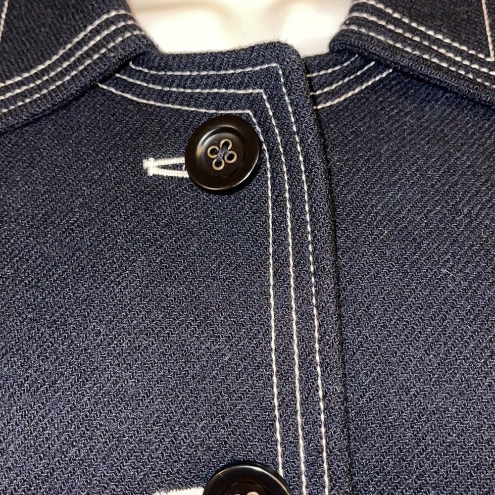 GAP short wool blazer…